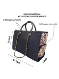 32 POCKET PREMIUM LUXE BLACK CHEETAH 