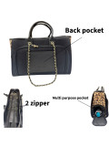32 POCKET PREMIUM LUXE BLACK CHEETAH 
