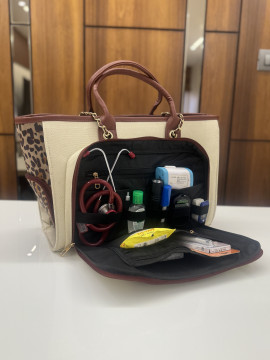 32 POCKETS PREMIUM LUXE CREAM CHEETAH