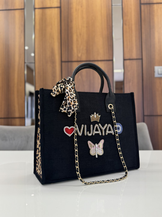  CHAIN TOTE BLACK CHETHA