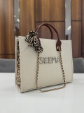 SHOES POCKET CREAM CHEETAH DAIMOND