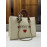  CREAM TOTE DAIMOND INITIAL