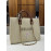  CREAM TOTE DAIMOND INITIAL