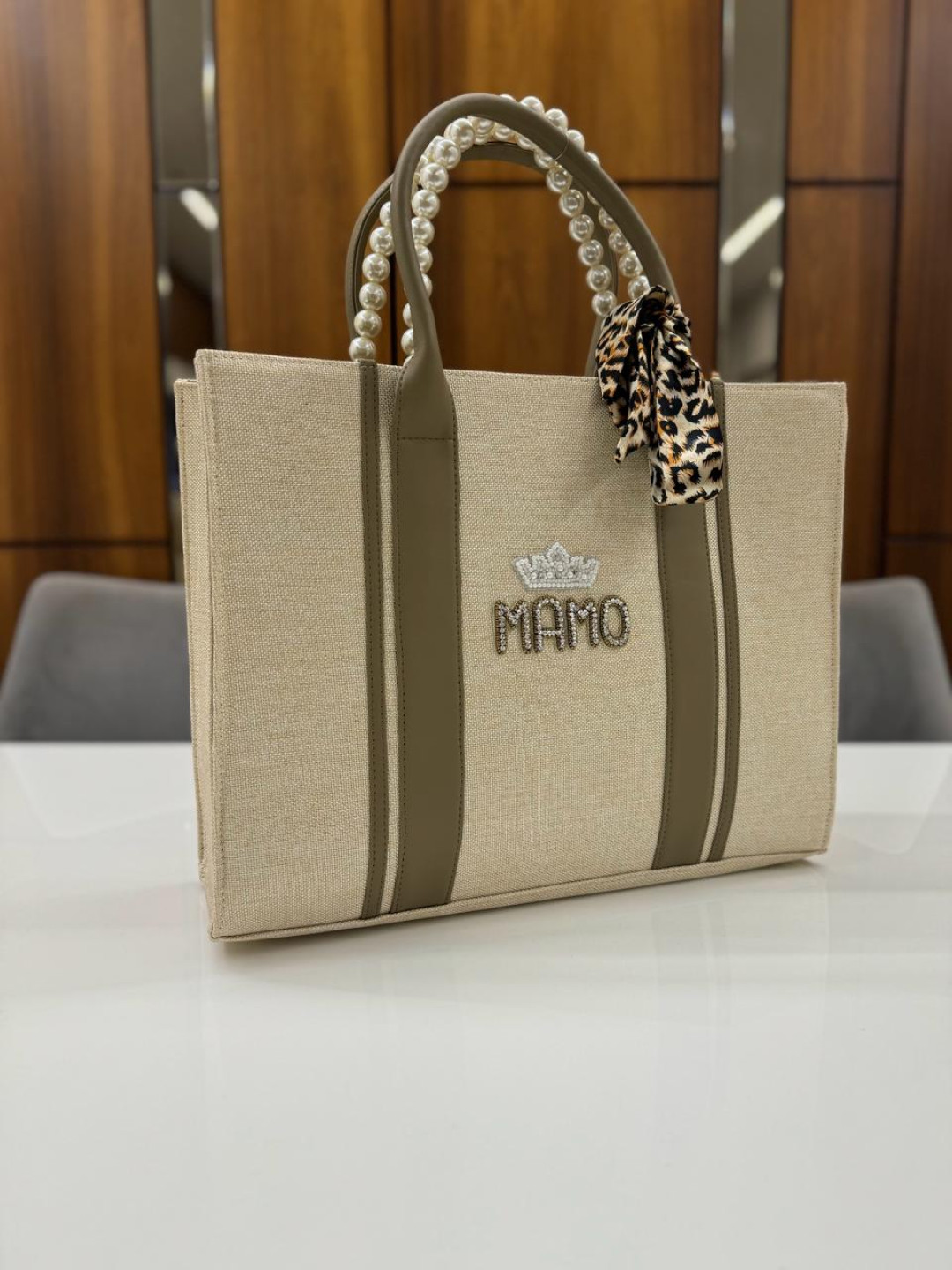 CANVAS CREAM TOTE