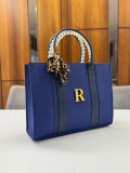 CANVAS BLUE TOTE