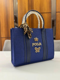 CANVAS BLUE TOTE