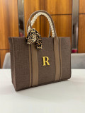 CANVAS BROWN TOTE