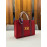 RED CANVAS TOTE