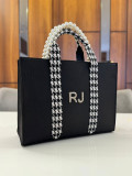 CANVAS B/W TOTE