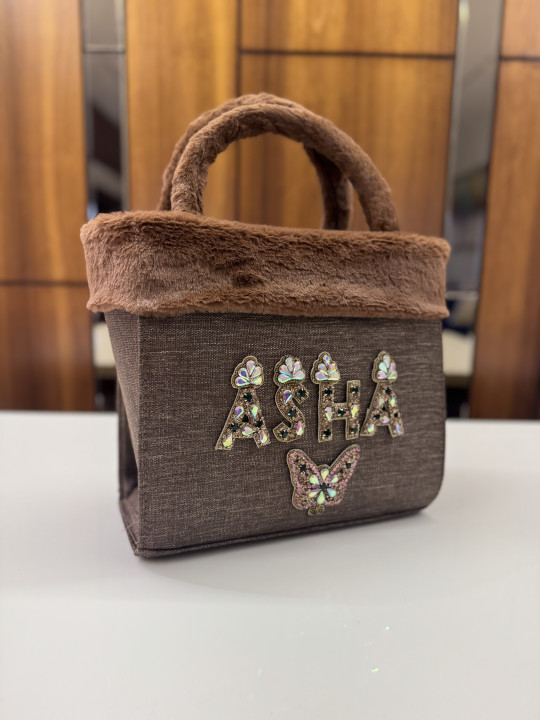 FUR TOTE PREMIUM BROWN