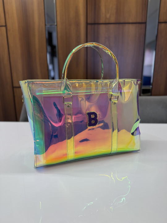 HOLOGRAPHIC TOTE BAG