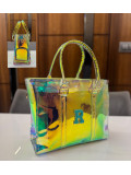 SHOE POCKET MINI HOLOGRAPHIC TOTE