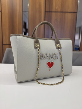 SHOE LUXE OLIVE CHAIN TOTE