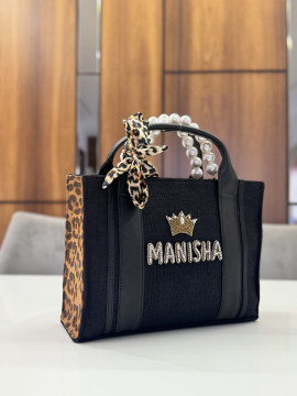 MINI CANVAS BLACK CHETTHA