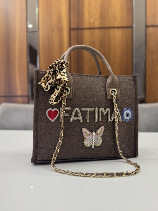 MINI BROWN BOX CHAIN