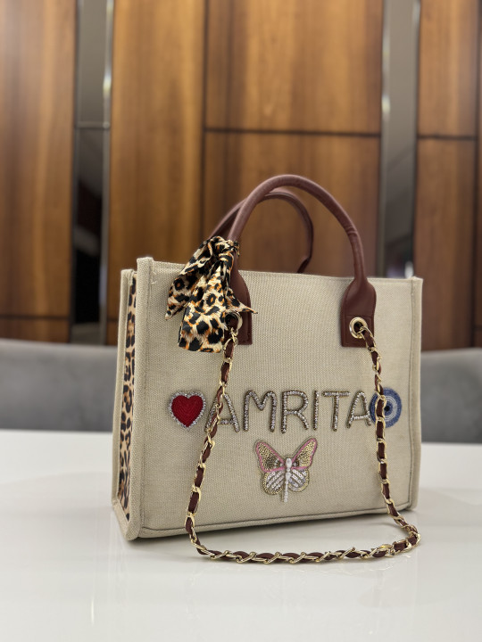 Mini box cream cheetah 