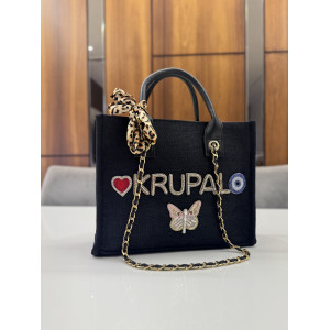 SHOE POCKET MINI BOX CHAIN  TOTE  ₹ 1,500