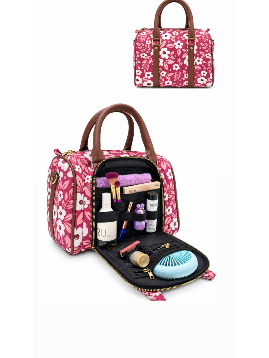     Rosy Bloom Mini Duffle