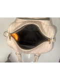 IVORY CROC MINI DUFFLE