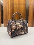 BROWN BLOSSOM MINI DUFFLE