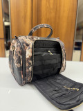 BROWN BLOSSOM MINI DUFFLE