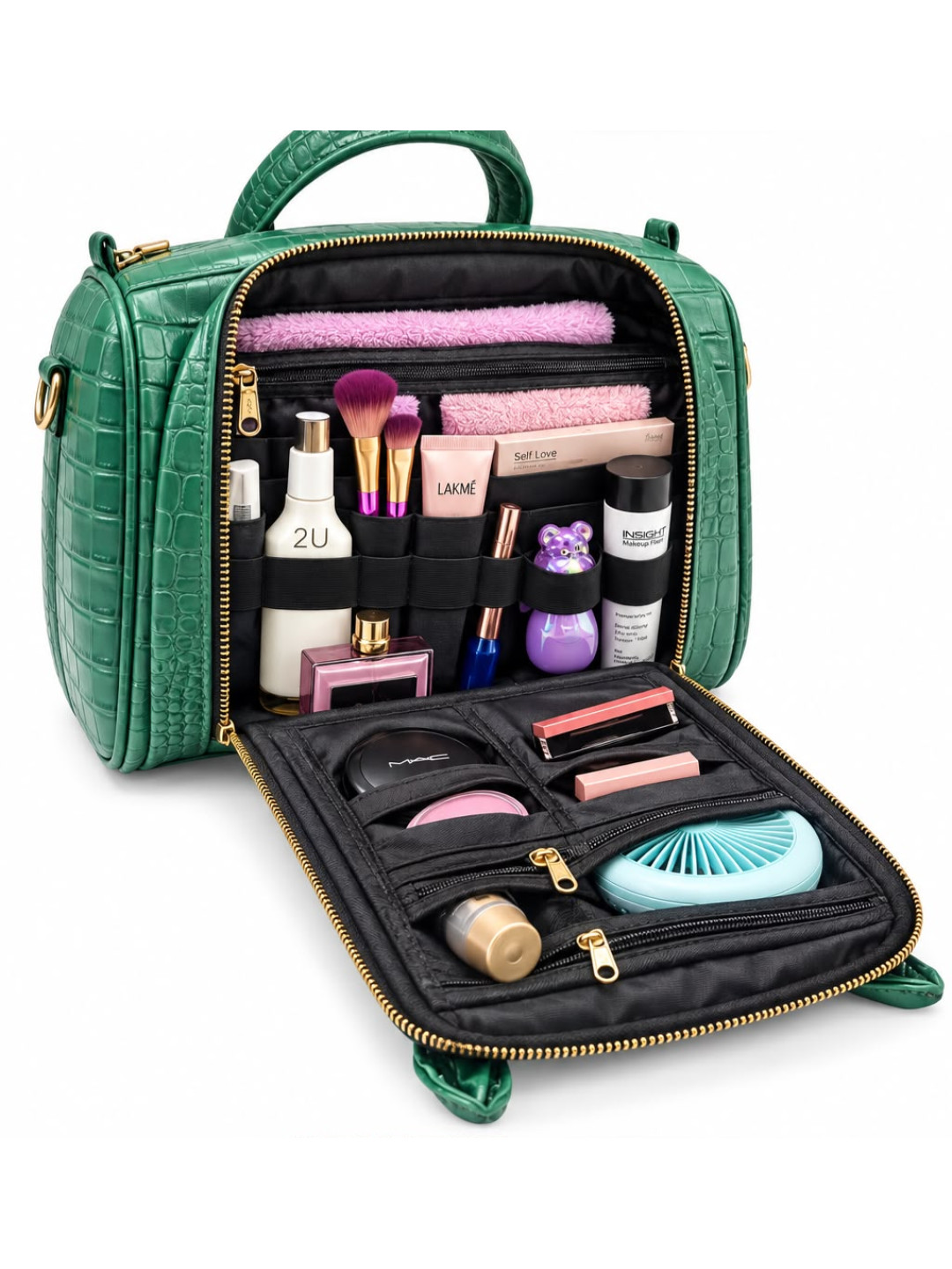 GREEN CROC MINI DUFFLE