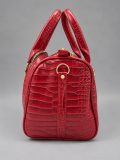 Red croc mini duffle