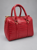 Red croc mini duffle