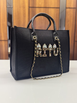 PREMIUM BLACK TOTE