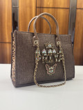 PREMIUM TOTE BROWN CHEETAH 