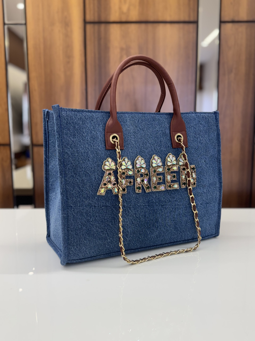 PREMIUM DENIM TOTE