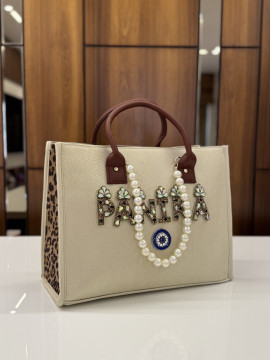 PREMIUM CREAM CHEETAH WITH PEARL HANDLE