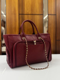   32 POCKET MAROON MAJESTY TOTE