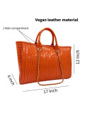 Sienna Croc Tote
